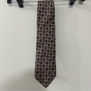 Christian Dior Monsieur Men’s Honeycomb Pattern Silk Tie Made In USA‎